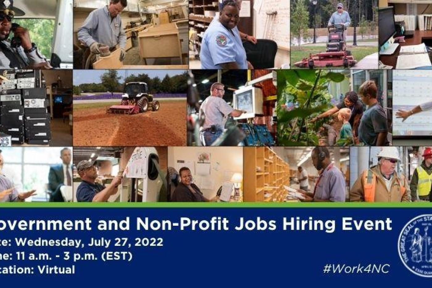State of North Carolina Recruiters to Participate in National Virtual Career Fair for Government
